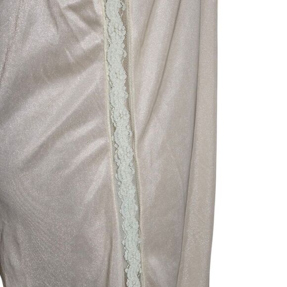 Avon Fashions Vintage Peach Cream Lace Nightie Maxi Dress - Picture 6 of 9